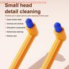 Orange Interdental Brush with Small Head Soft Detail Cleaning Inclined Design for Deep Oral Cavity Cleaning