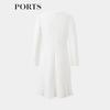 PORTS Women's Fishtail Hem Long-Sleeve Dress