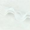 1 Yard Vintage 3-layer Gathered Lace Edge Trim Elastic Pleated Ruffle Ribbon DIY Sewing Craft
