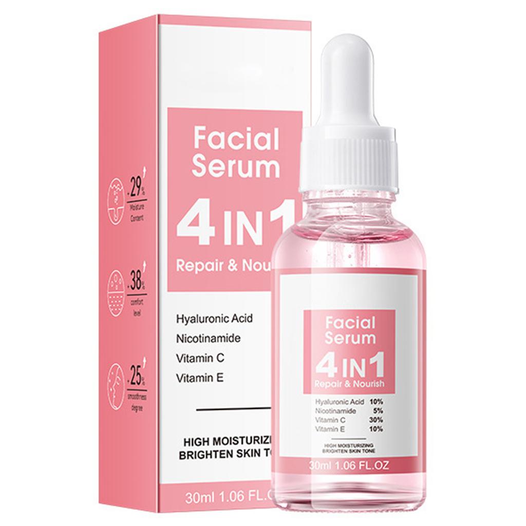 30ML Facial Essence for Women and Girls Deep Hydration Brightening Skin Nourishment Rejuvenation Lightweight Four-in-One Formula Skincare