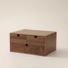 Wooden Storage Box Bedroom Desktop Storage Drawer Dressing Table Jewelry Organizing Box Modern Home Organization Accessories