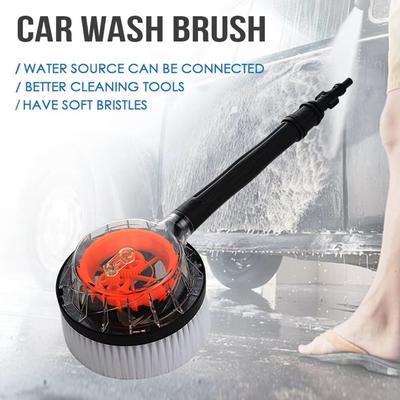 Rigid Clean High Pressure Car Wash Brush Rotating Round Car Cleaning Brush  Car Cleaning