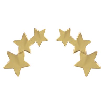 [N7267] – Vergoldete „Stars“-Ohrringe