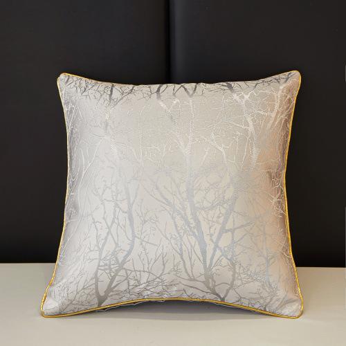 

Home Decor Jacquard Luxury Cushion Cover 45*45cm Embroidery Sofa Pillow Cover Decorative Pillowcase Cushion Case Accessories 450mm*450mm