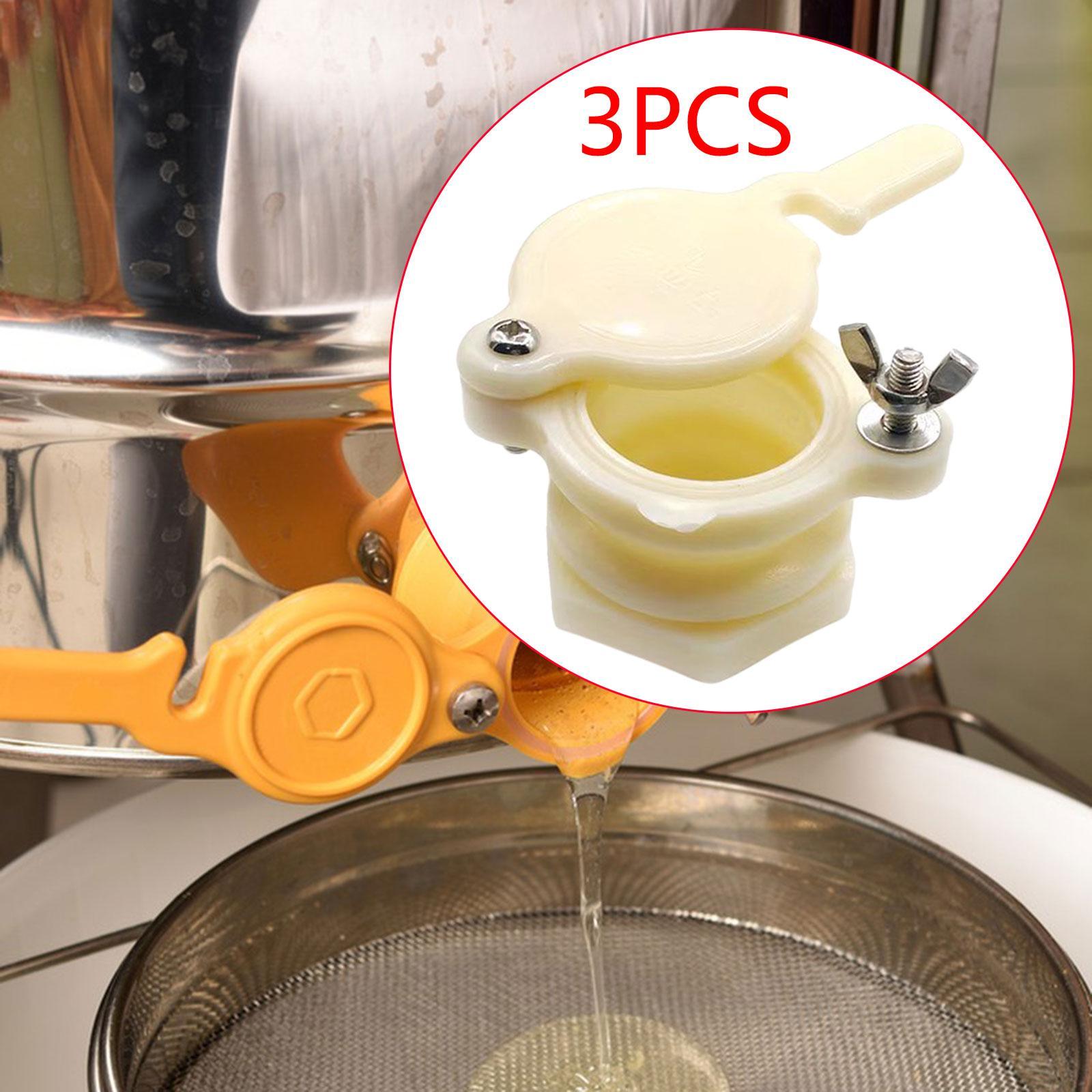 

3x задвижки для меда, легкие многофункциональные пчеловодческие инструменты для пчеловодов, садовых ферм, медогонок, замена белый