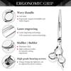 Takon Hairdressing Scissors: 5.5" & 6.0" Flat Straight Shears, Barber Scissors in Multiple Sizes.