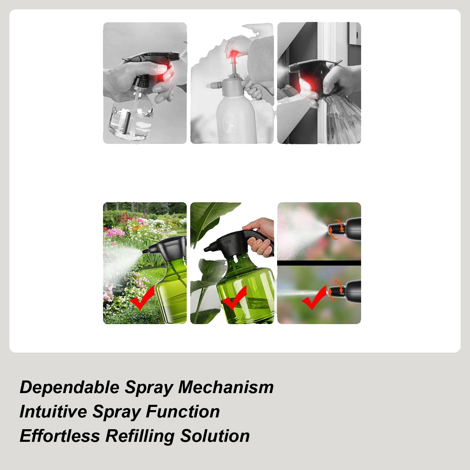 

Electric Watering Kettle 3L Two Spray Modes USB Interface Charging Adjustable Sprinkler Cleaning Disinfecting Sprayer Gardening CN