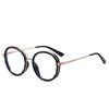 0 -0.5 -0.75 To -6.0 Round Myopia Glasses With Prescription 1.56 Aspheric Blue Blocking Light Student Computer Optical Spectacles