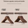 Solid Wood Non-Slip Clothes Hanger for Home, Hotels, and Stores