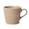 DEAN & DELUCA Morning Mug, Almond Beige. Microwave and Dishwasher Safe. Suitable for Coffee and Tea. 9.5 X 13 X 8.5 Cm.