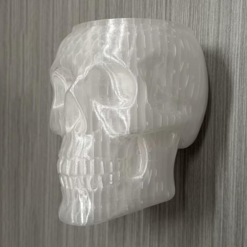Open Pocket Skull Wall Piece for Entryway Accent, Faux Pick Display, and Party Corner Placement Indoors
