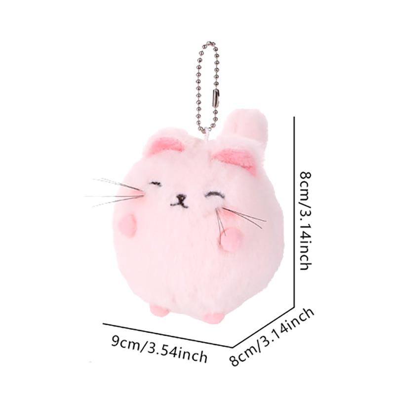 Pull The Rope To Shake The Tail Pink Cat Doll Can Call The Internet Celebrity Cat Plush Toy
