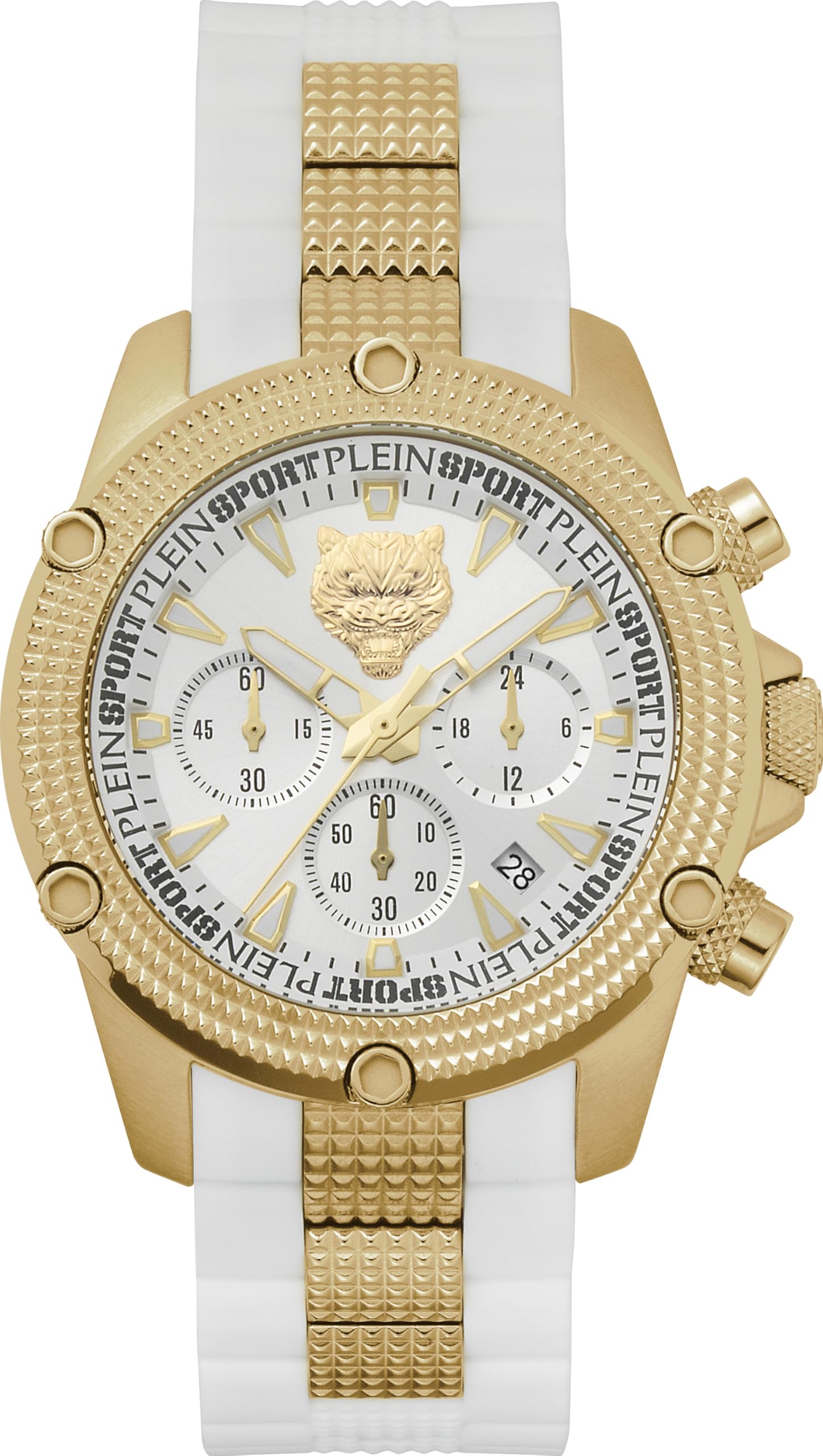 

[Plain Sports] Casual Watch Hurricane PSDBA0423 White x Gold [Item]