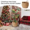 Christmas Tree Base Decorative Woven Basket