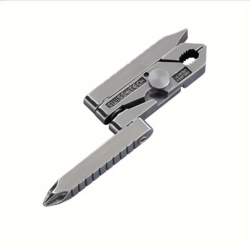 EDC 6-in-1 Tragbare Faltbare Mini-Zange, Multifunktionales Outdoor-Survival-Klemmenwerkzeug, Campingausrüstung, Taschenausrüstung-Kit-Zugriff
