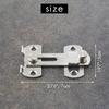 A34R 20X50x70mm Stainless Steel Home Safety Gate Door Bolt Latch Slide Lock Hardware