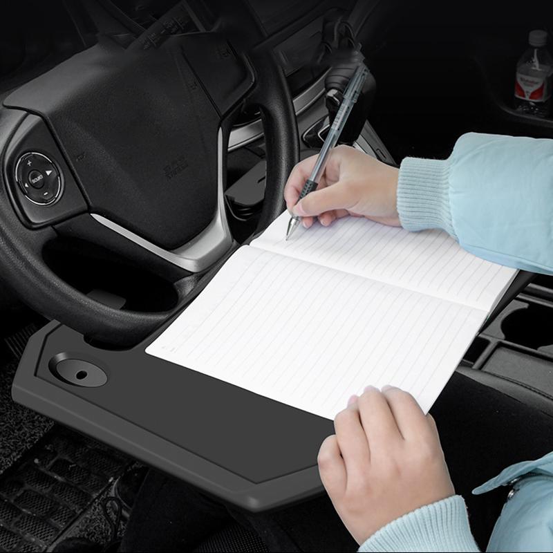 Universal Portable Car Table Steering Wheel Eat Work T Drink Coffee Goods Holder Tray Laptop Computer Desk Stand Seat