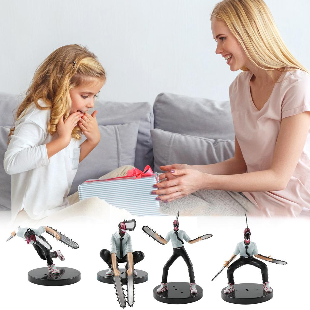 Non-movable Doll Collection Version Scale Doll Desktop Ornaments With One Accessory