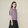 Metal Tweed Short Sleeve Knit B6m4k410