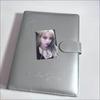 MINKYS PU Leather Silver A5 Kpop Photocards Collect Binder Idol Photo Card Book Idol Storage Album Stationery