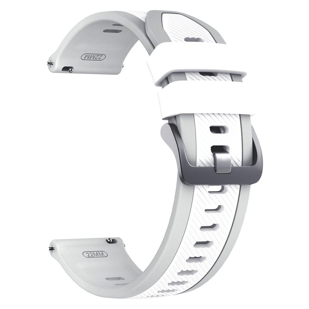 22mm Silicone Strap For Samsung Galaxy Gear S3 Classic/Watch 3 45mm Rubber Band For HUAWEI Watch GT6 pro/GT6 5 4 3 46mm Bracelet