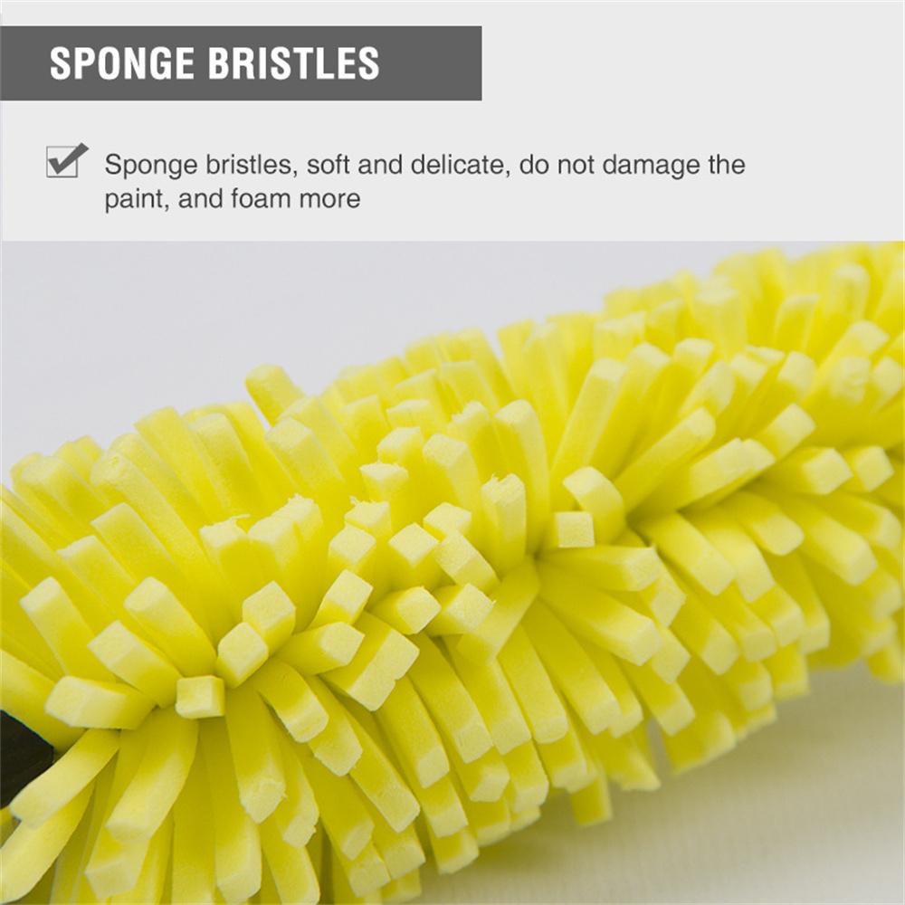 1Pc Car Wheel Cleaner Brush Tire Rim Cleaning Tool Auto Scrub Washing Vehicle Washer Dust Cleaner Sponge Car Washer For Auto