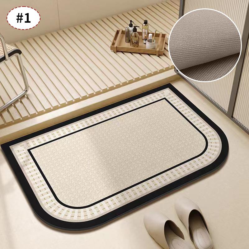 Non-slip Clean Area Rug Entrance Door Floor Mat Home Bathroom Mat Washable Doormats Decoration Carpet For Kitchen Living Room