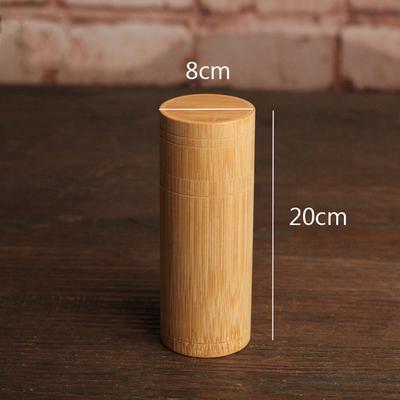 Tube Spice Jar Holder Bottle Handmade Organizer Container Storage Box Tea Canister