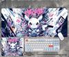 Cyberpunk Pikachu Pokemon Gaming Mouse Pad Custom Size NonSlip Desk Mat UltraClear Print Keyboard Pad for Gamers
