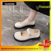 Scarpe in Pelle Nere e Bianche Stile Giapponese per Studenti - Adatte per Uniformi Scolastiche e Esibizioni Corali