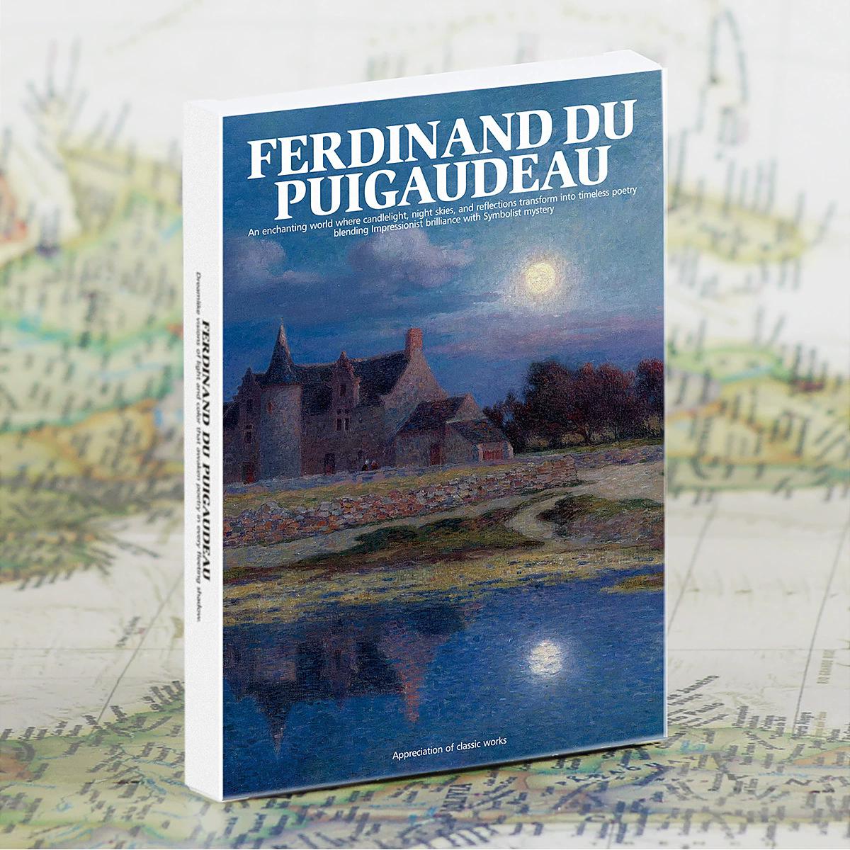 30PCS French Impressionist Oil Painting Postcards Set - Ferdinand du Puigau Art Collection Vintage Greeting Cards