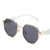 New Retro Sunglasses Women Fashion Polygonal Metal Frame Sunglasses Men Luxury Brand Designer Decorative Sun Glasses - Uv400