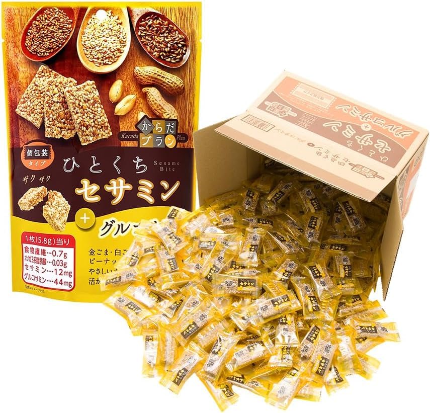 MD Holdings Karada Plan Hitokuchi Sesamin Glucosamine Roasted Amani capacity 3 (Large BOX, boxes)