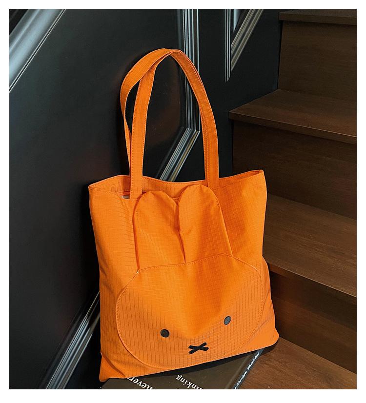 Large Capacity Miffy Tote Bag for Women - Versatile Plaid Commuter, Handbag, Shoulder Bag.