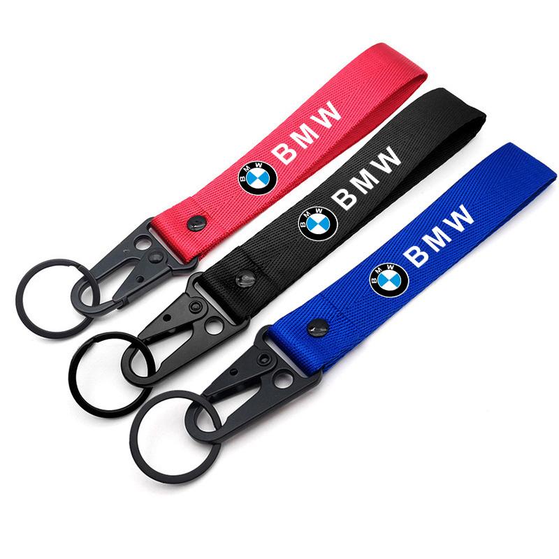 AOSP2 Car Trinket Key Rings Car Keychain Nylon Lanya keychain Anti Loss Safety Rope For BMW M F10 E83 E90 E92 E93 X1 X5 X6 F30 E63 E84