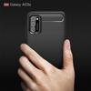 Protective Case for Samsung A03S - PROSHOP - Steel Lines Pattern - Black