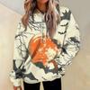 Women's Casual Fashion Print Long Sleeve Pullover Hoodies Sweatshirts