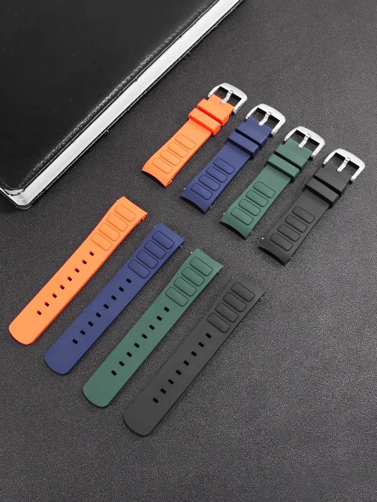 For Mido Multifort TV M049.526 Waterproof Rubber Watch Strap 22mm M049 Curved Interface Silicone Watch Accessories Watchband