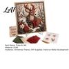 Handmade Poke Art Kit 3D Christmas Fabric Kit DIY Punch Needle Embroidery Set Painting Set Holiday No-Sew Crafts Projects for Adults and Beginner