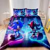 Anime Hedgehog Duvet Cover Set Ssonic Bedding Set Quilt Cover Cover For Bedroom Dormitory Decor Holiday Gifts Queen King