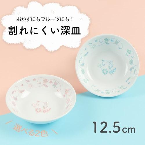 OGISO Sarasa Blue 12.5cm Deep Small Plate (Dishwasher and Microwave Safe) Sarasa Blue Small 11591320B100