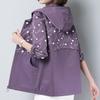Women's Fashion Plus Size Korean Style UV-Protective Trench Coat for Spring and Autumn Lightweight