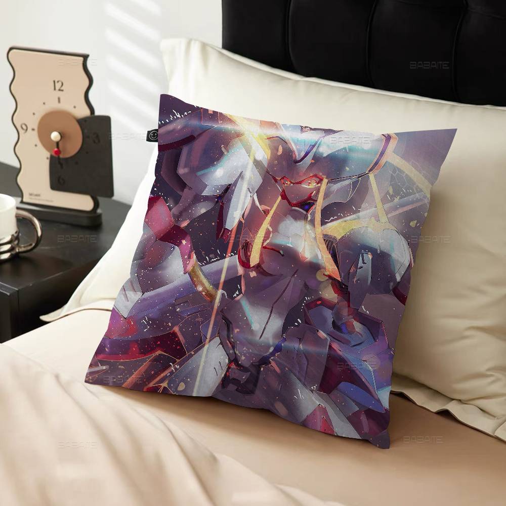 Darling In The Franxx Zero Two 45*45Cm Cushion Cover Pillow Cover Decor Pillowcase Home Pillowcase For Couch Pillow