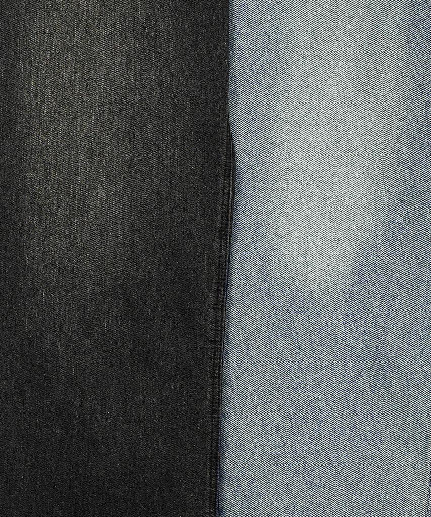 ESN Washed Single-Pleat Tapered Denim Black
