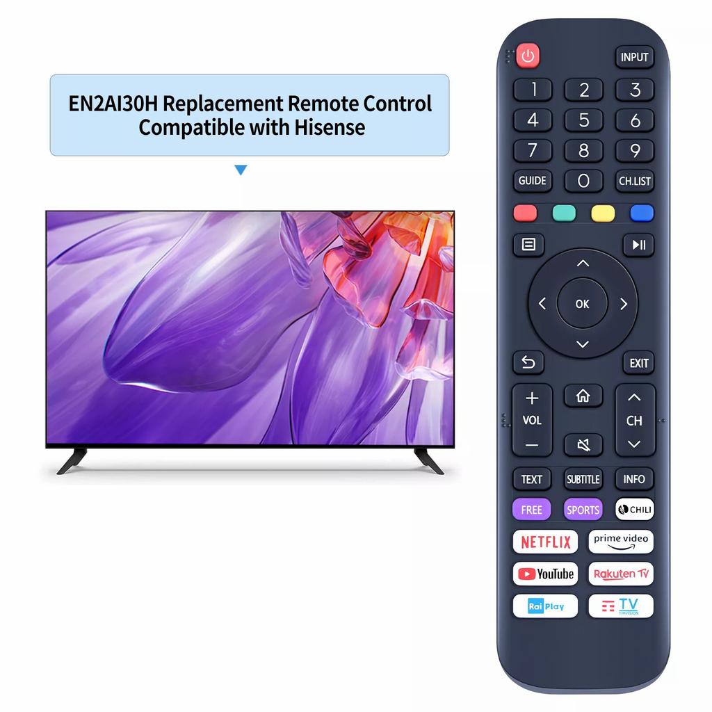 EN2AI30H Universal Remote Control Replacement For Hisense Smart Tvs