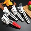 304 Stainless Steel Extended Kitchen & Steak Tongs (10-Pack)