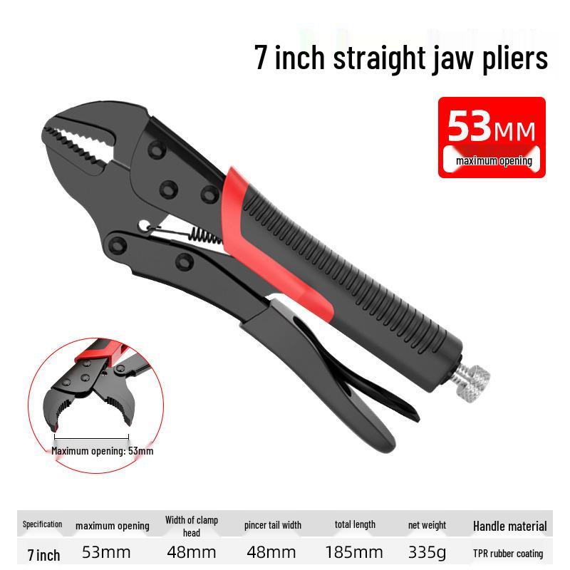 Industrial Grade Adjustable Multifunctional Vise-Grip Pliers and Pipe Wrench Tool Set