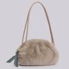 Lala Fur Clutch Crossbody Bag   Ivory  Lala2f140 