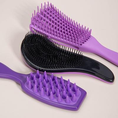 3pcs/set Hair Brush Detangling Brush Hair Comb Scalp Massage Comb Detangler Brush for Styling Curly Hairdressing Salon Care Tool