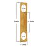 4Pcs/Set Brass Guitar Neck Shim Thickness Electric Guitar Reinforcement Plates  Guitar And Bass Bolt